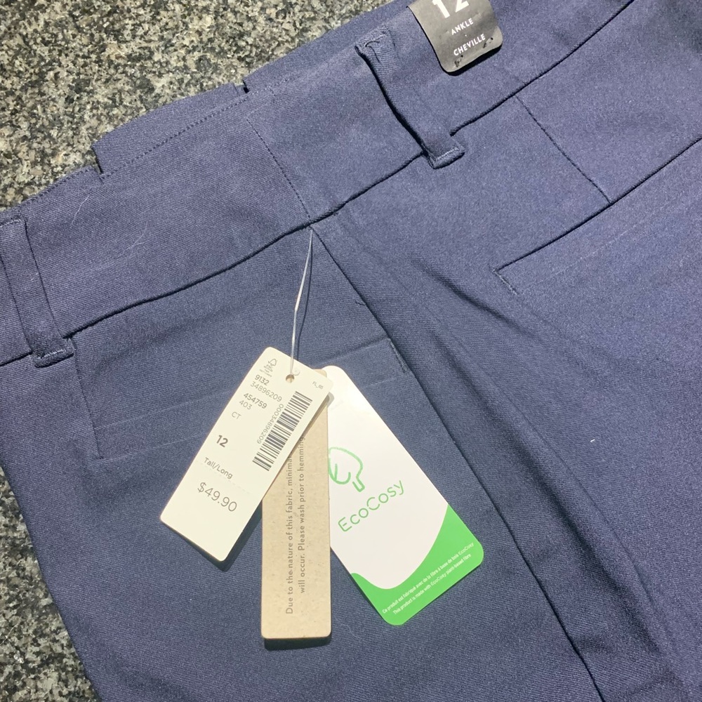Reitman’s Slim Leg Ankle Pants Size 12 Tall - Picture 4 of 9